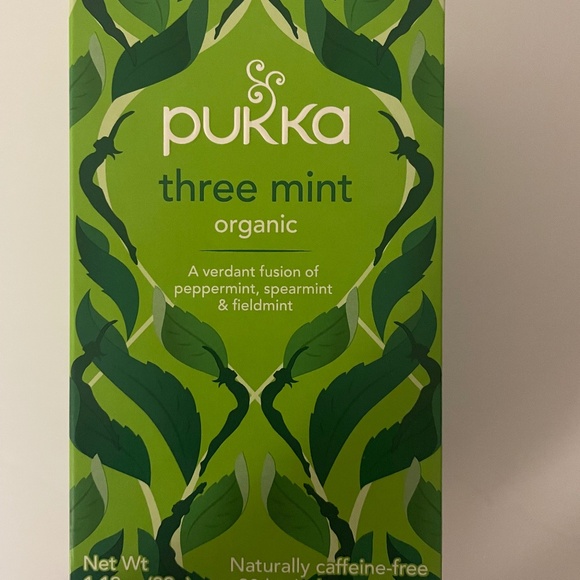 SIX BOXES Pukka Organic Three Mint Herbal Tea Peppermint Spearmint - Picture 1 of 6